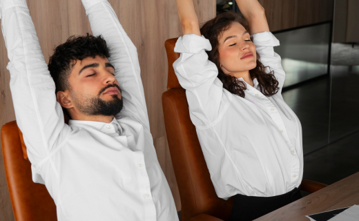 massage assis en entreprise Lyon